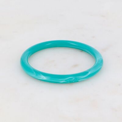 Anillo cerrado en resina coloreada