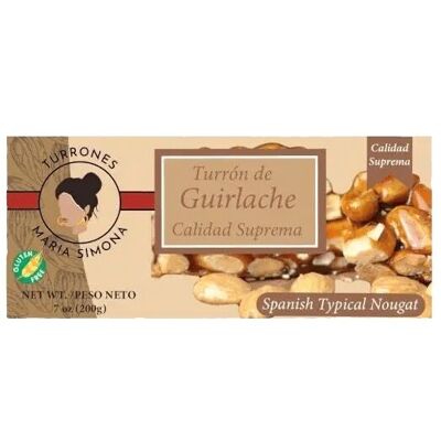 Paquete de Turrón Guirlache (con Caramelo) (200gx24)
