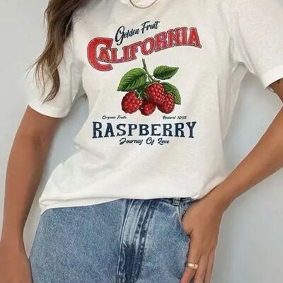 Women's printed T-shirt - 2206-42