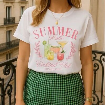Women's printed T-shirt - 2206-45