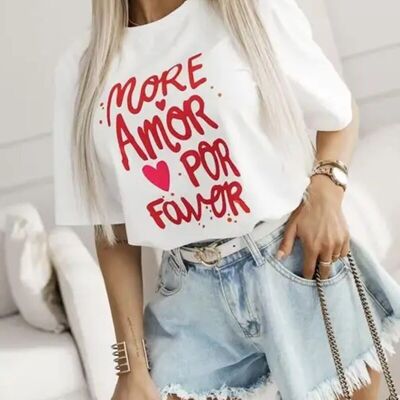 Women's printed T-shirt - 2206-46