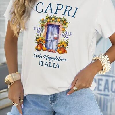 Women's printed T-shirt - 2206-48