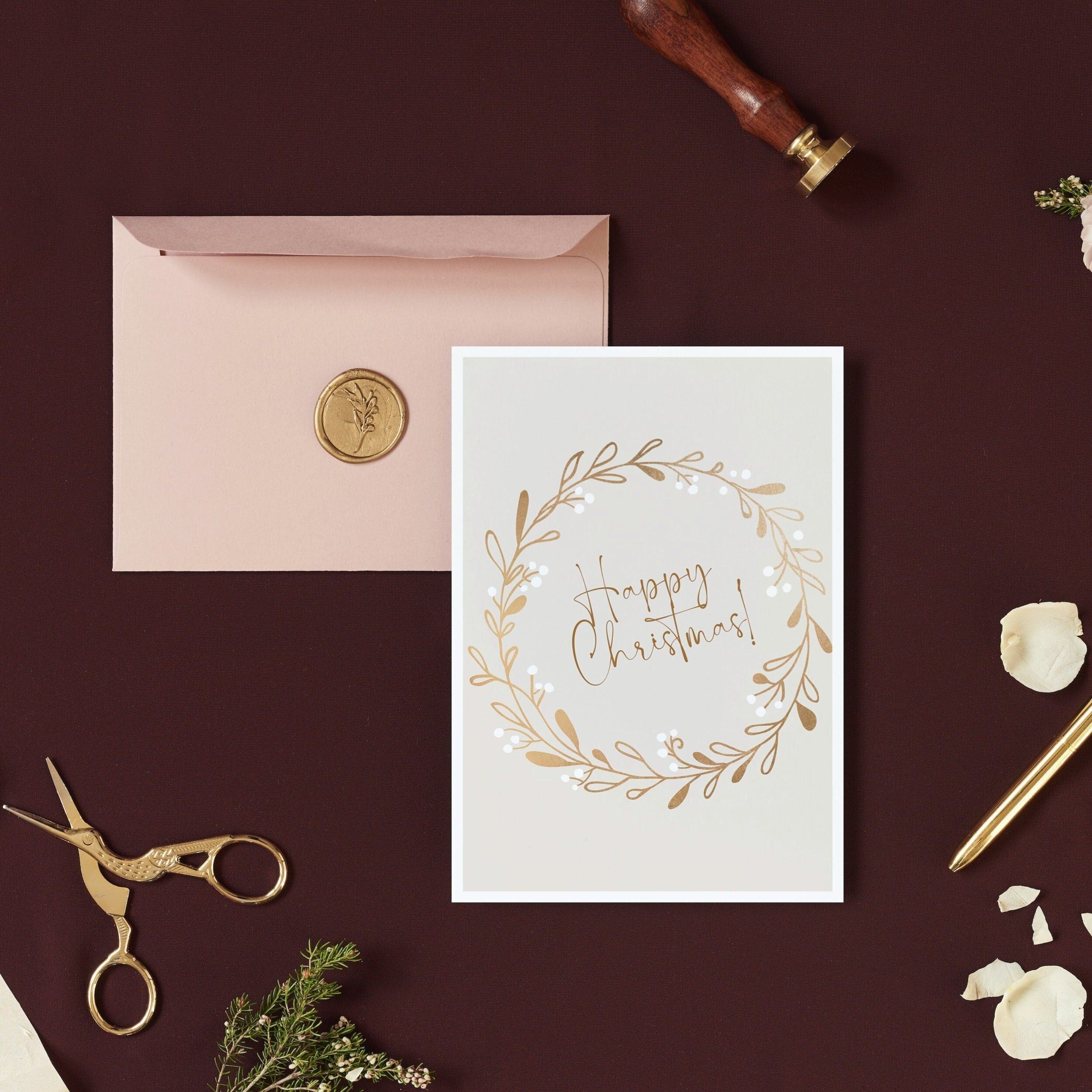 Christmas Wreath Card