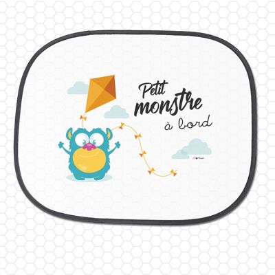 Lot de 2 pare-soleil voiture – Protection enfant - petit monstre