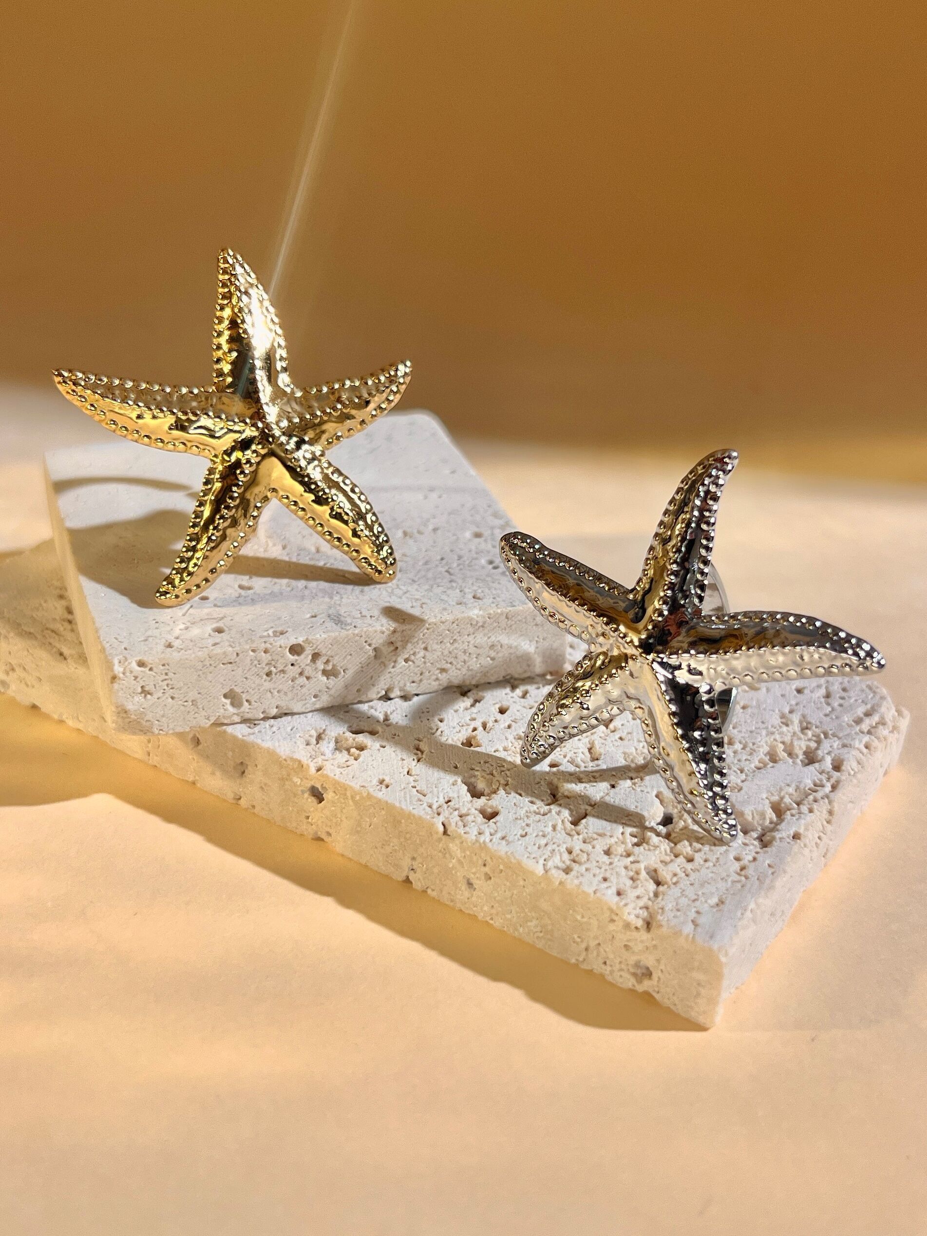 Anillo de estrella de mar ajustable – Acero inoxidable