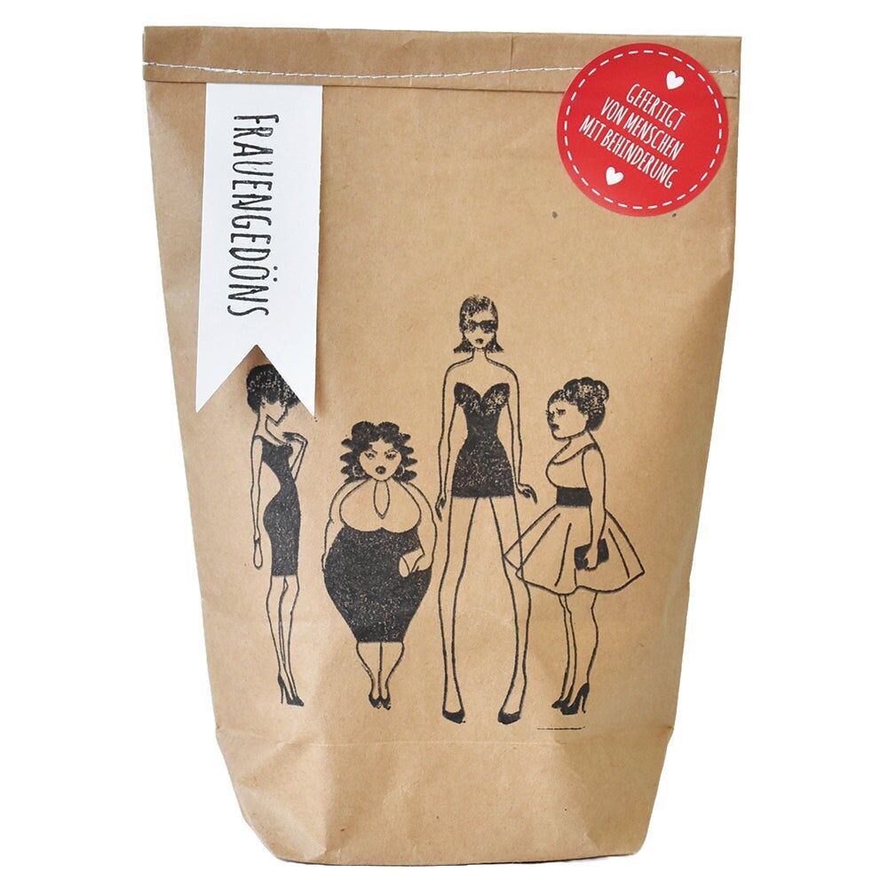 Women's goodies grab bag with everything a woman needs