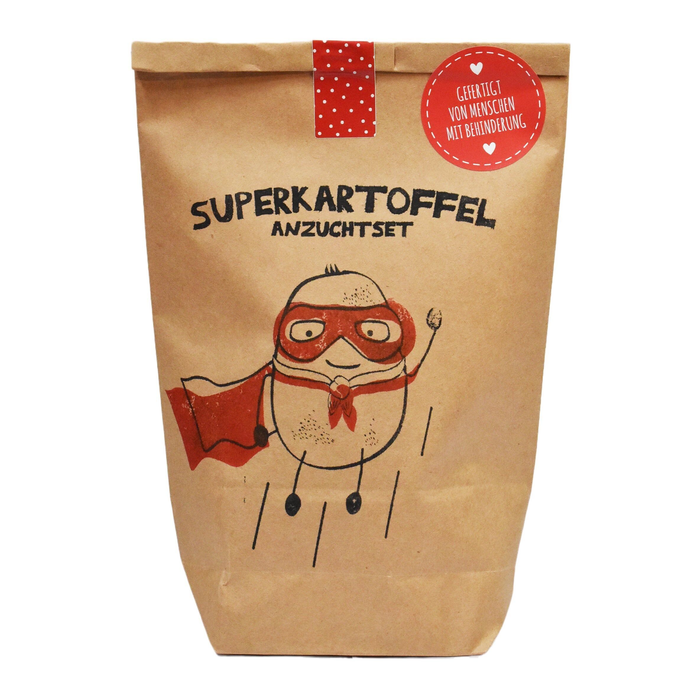 Planting potatoes in a bag: Mystery bag potato growing kit