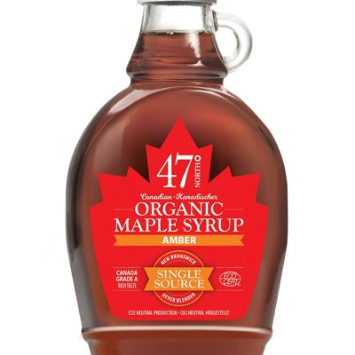 AMBER SINGLE SOURCE Organic Maple Syrup Canada Grade A, rich-250g