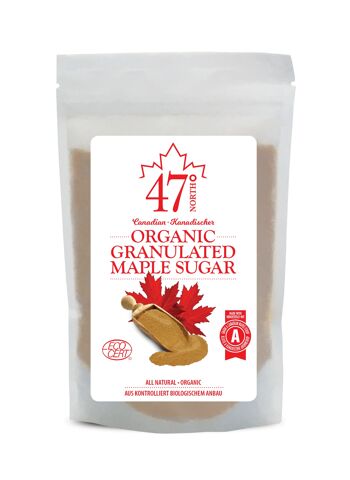 Source unique biologique
Canada Grade A SUCRE-250g 1