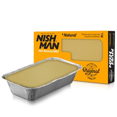 Nishman Hair Removal Hard Wax Easy One (Natural) Chocolate