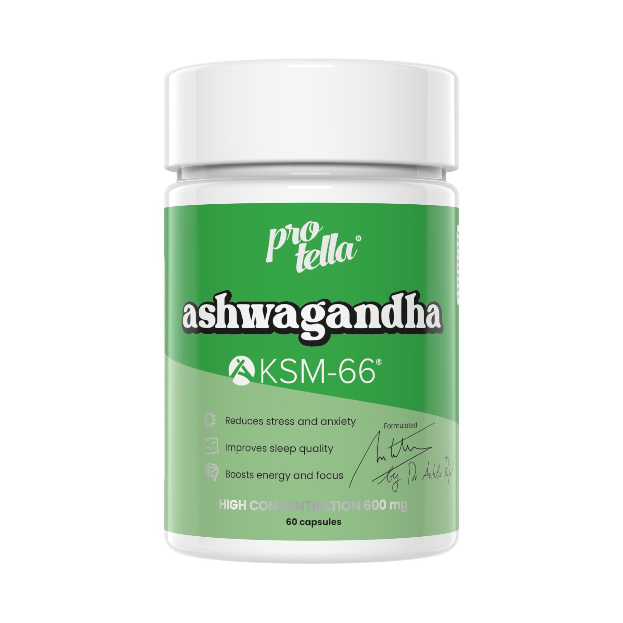 Ashwagandha KSM66 600 mg - 60 capsule - Del Dott. Antelmo Pujol