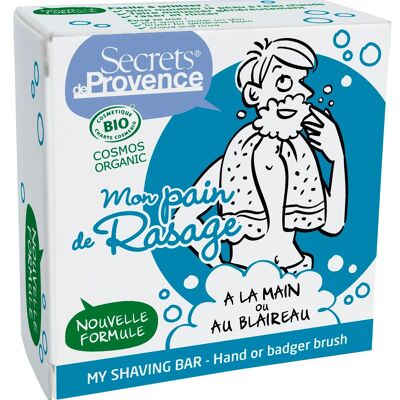 PAIN A RASER HOMME certifié bio - Beurre de Karité bio (CS1)