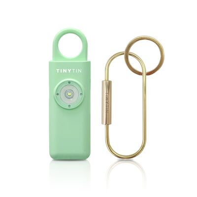TinyTin - Vert pastel - Alarme de sécurité personnelle - Alarme 130 dB - Accessoires de mode