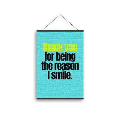 Thank You - Canvas Art-A4