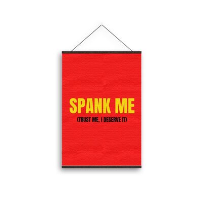 Spank Me - Canvas Art-A4