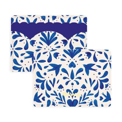 Blue Swallows - Card holder