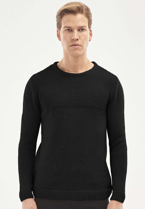 Pullover aus Bio-Merinowolle und Bio-Baumwolle