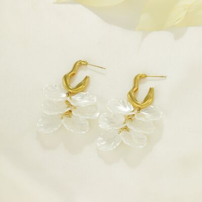 Boucles d'oreilles en acier inoxydable -BO100363OR
