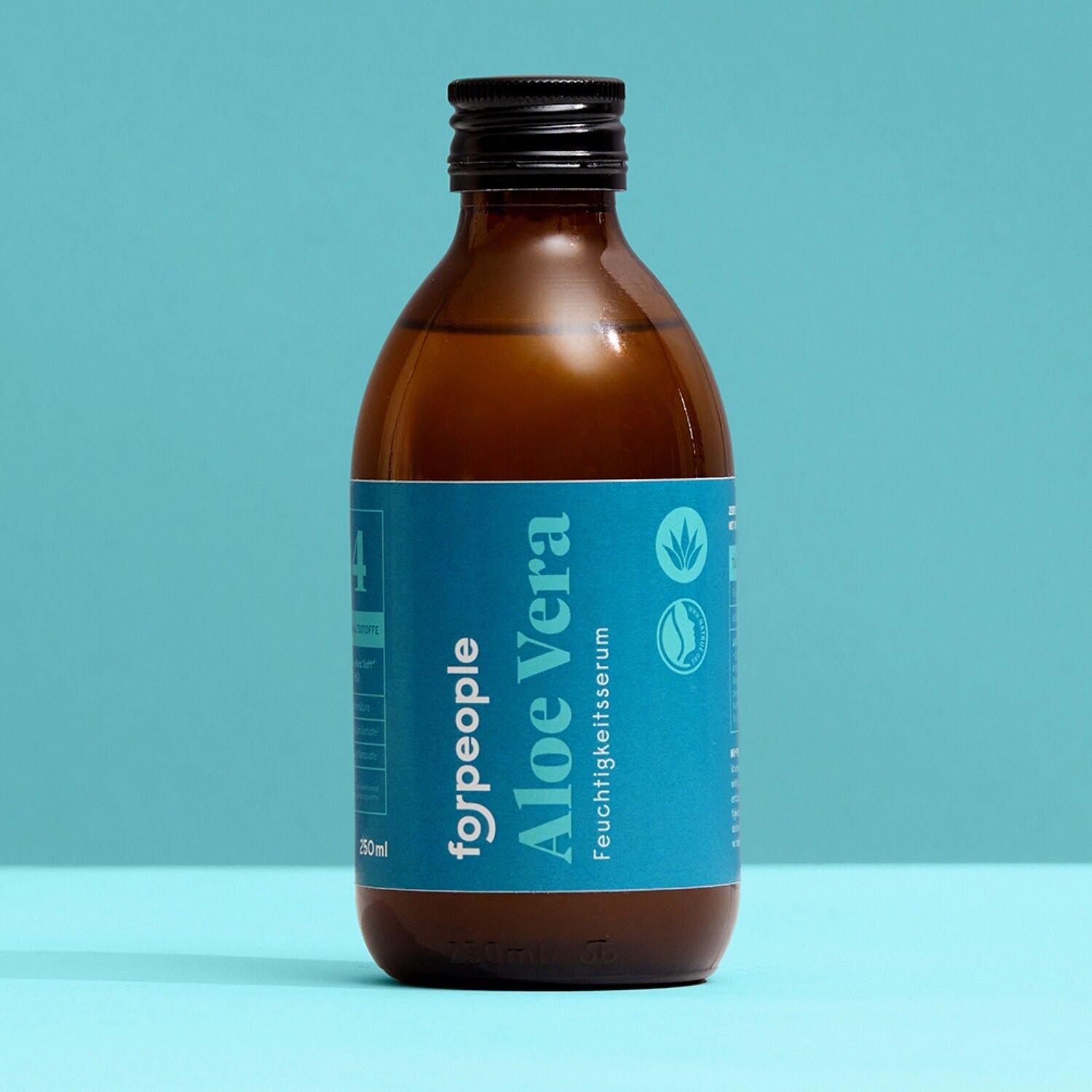 Aloe Vera Serum in glass with cork dispenser - 99.6% Pure - 250ml