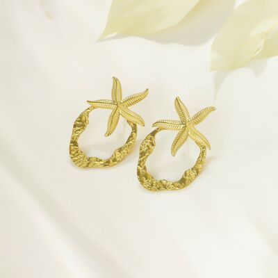 Boucles d'oreilles en acier inoxydable -BO100364