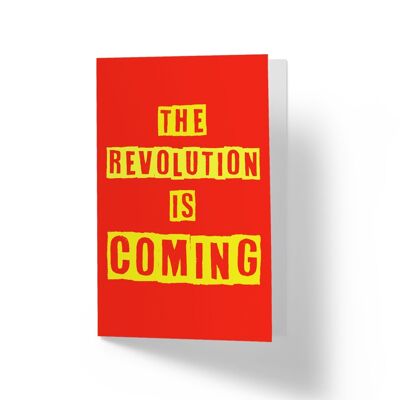 Revolutions Coming - Greetings Card