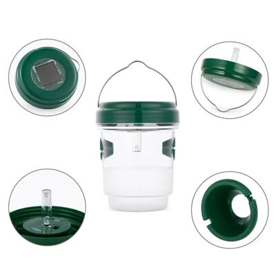 Pack of 2 Outdoor Solar Anti-Mosquito & Wasp Traps