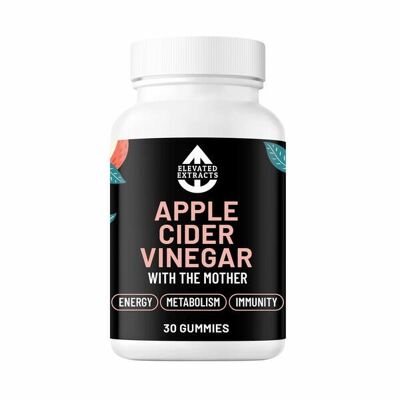 Bonbons gélifiés au vinaigre de cidre de pomme (avec la mère) - 30 bonbons gélifiés