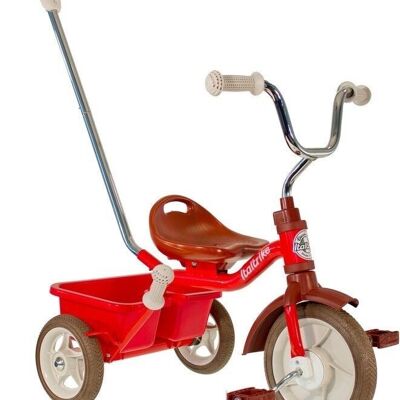 10" Triciclo Passeggero Champion - Rosso - 2/5 anni