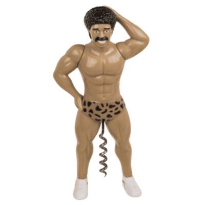 Tire-Bouchon Homme Muscleman Moustache 20cm Modèle Insolite et Original Accessoire Apéro Fun et Design