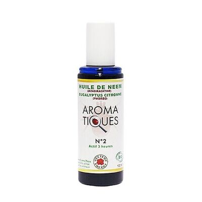 Aroma-Tiques-N°2 Neem oil + eucalyptus + PMDRBO** 100ml