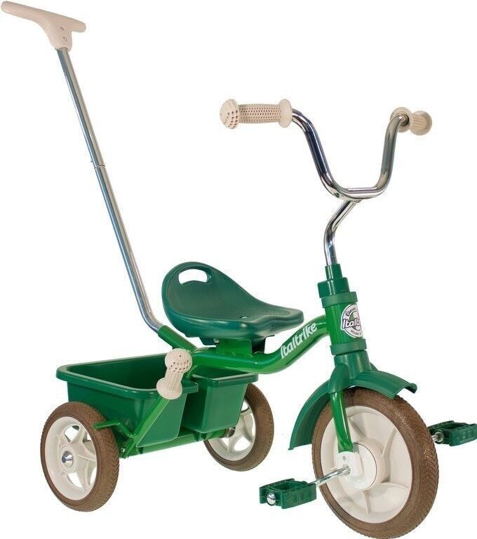Triciclo 10" Passeggero Primavera - Verde - 2/5 anni