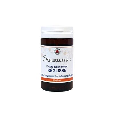 Schuessler biochemical salts No. 5 Kalium phosphoricum dynamisee Schuessler biochemical salts 30 capsules v 380mg