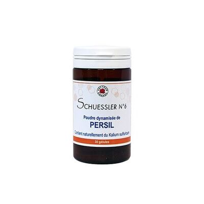 Schuessler biochemical salts No. 6 Kalium sulfurica dynamisee Schuessler biochemical salts 30 capsules 260mg
