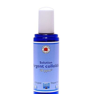 Colloidal silver solution 20 ppm 100 ml spray