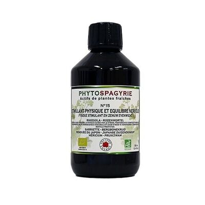 Phytospagyrie Synergies N15*: PHYSICAL STIMULANT AND NERVOUS BALANCE 300ml