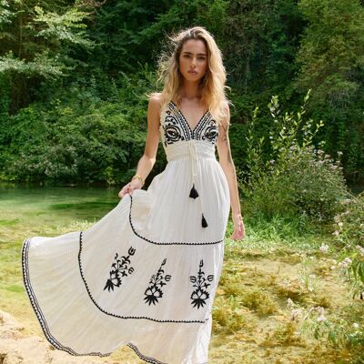 RIVIERA CUT LONG DRESS