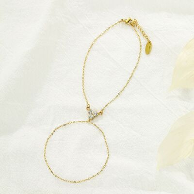 Pulsera de cadena de acero inoxidable - BR110323OR