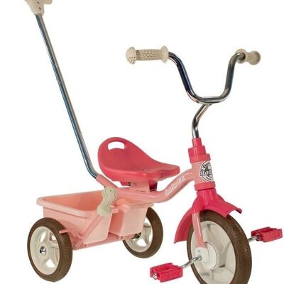 10 "Passenger Tricycle Rose Garden - Pink - 2/5 years