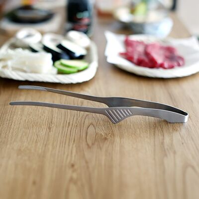 Shimoyama stainless steel barbecue tongs