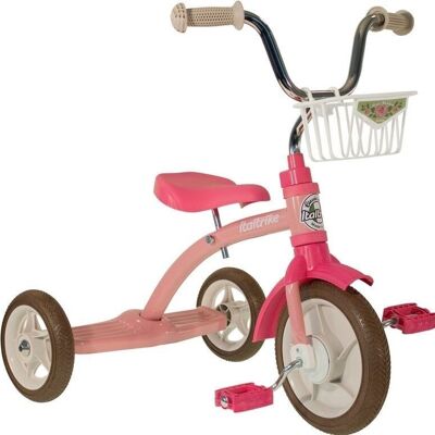 Triciclo da giardino di rose Super Lucy 10" - Rosa - 2/5 anni