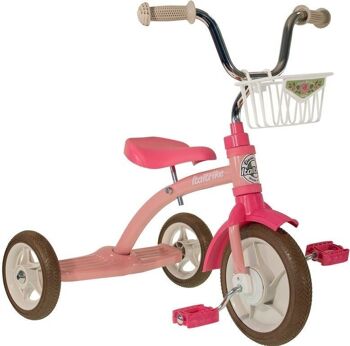 10" Tricycle Super Lucy Rose Garden - Rose - 2/5 ans 1