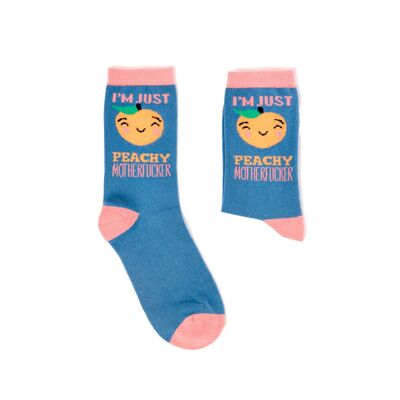 Calcetines "Simplemente melocotón" para mujer