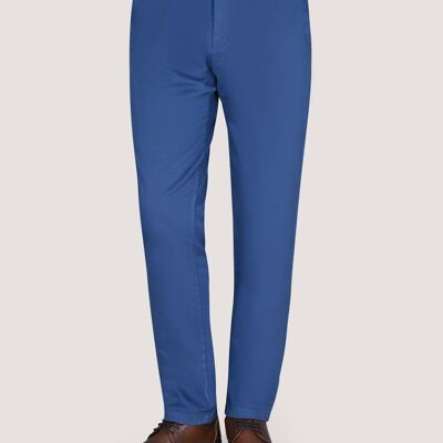 Medium Blue Comfort Chino Trousers