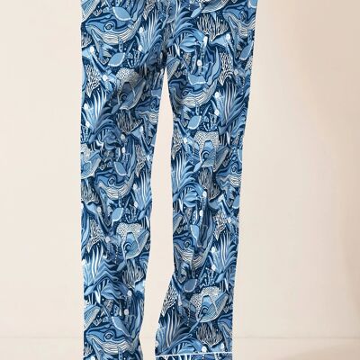 Lullaby of the Whales Women's Organic Cotton Pyjama Trouser