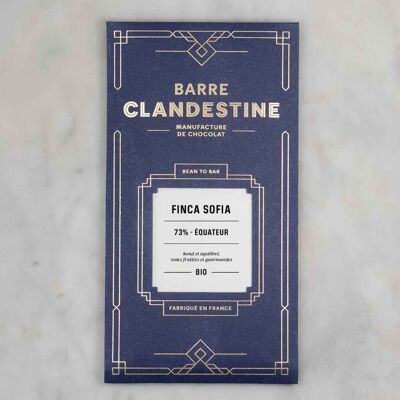 Barra de chocolate negro, Finca Sofia 73%