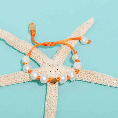 Bracelets Océan Fleur Orange