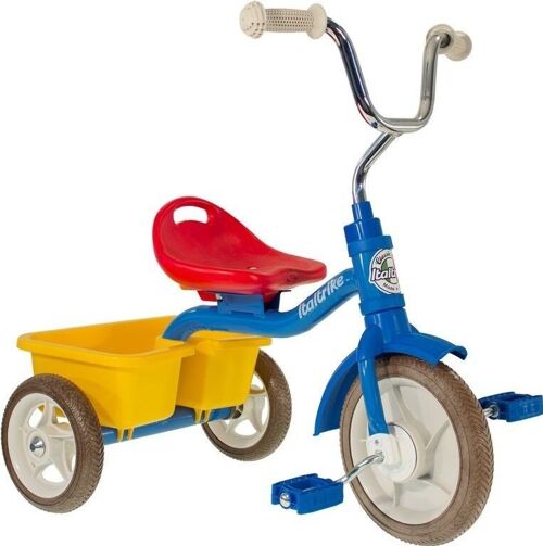 10" Tricycle Transporter Colorama - Bleu - 2/5 ans