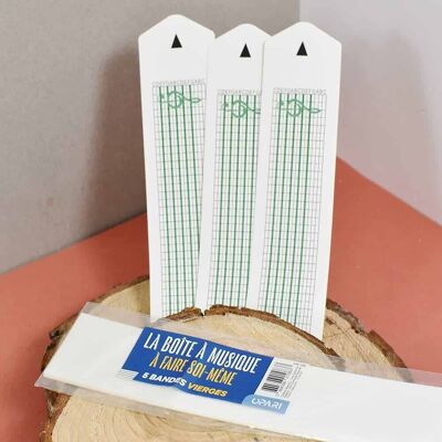 DIY Music Box Paper Refills (x5)