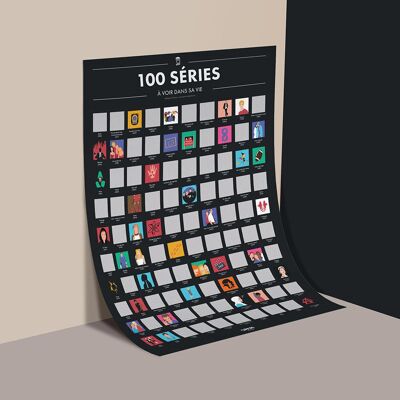 Scratch Poster 100 Series to Watch in Your Life
