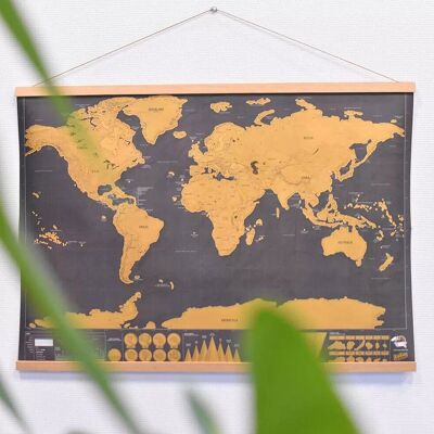 83cm Hanging Magnetic Scratch Poster Frame